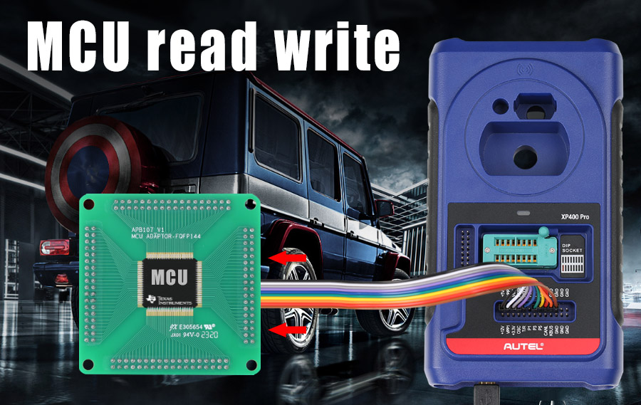 xp400 pro mcu read write